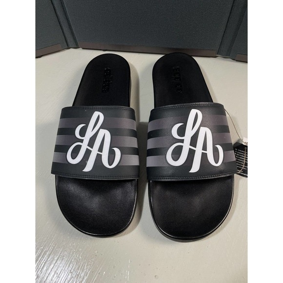 Adidas Originals Adilette Comfort Slides GV8341 Men\'s 8 LA Los Angeles Sandals main image 7